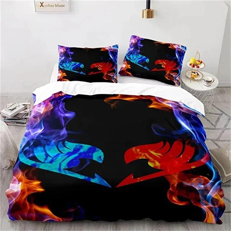 Riven Fairy Tail Icon All Season Duvet Cover Bedding Comforter Sets Soft Quilt Cover And Pillowcases Single Double Queen King