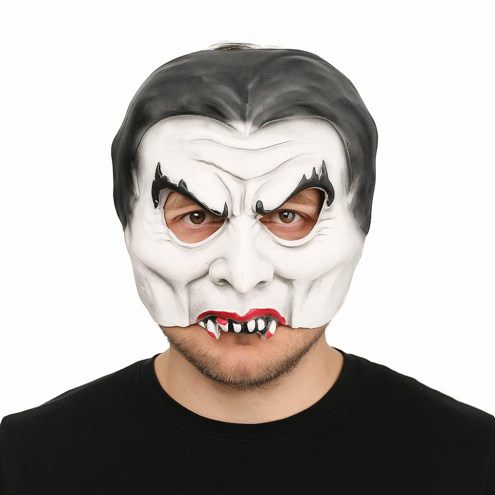 Latex Material Halloween Headgear Scary Haunted House Props NPC Mask  Holiday Celebration