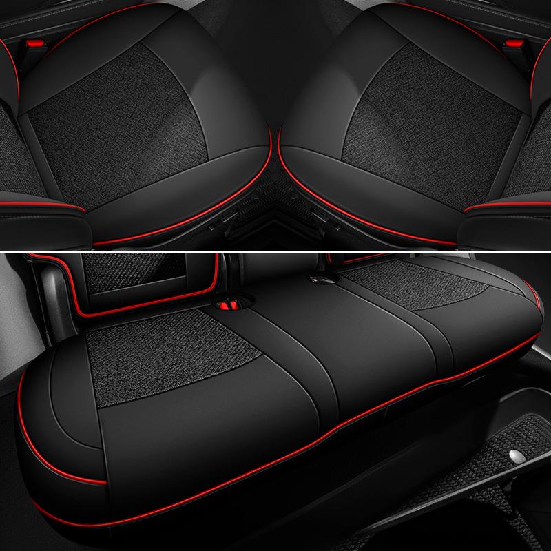 Tesla Model Y Dedicated Semi-Wrap Seat Cushion, All-Season Universal Cover, Car Interior Accessory