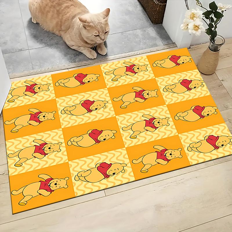 Winnie Pooh Carpet Rug Soft Washable Anti Slip Home Living Room Sofa Mats Personalized Christmas Rug
