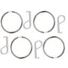 4 Sets EDC Mini Bottle Can Box Opener Knife Multifunction Tool Fish Hook Key Chain