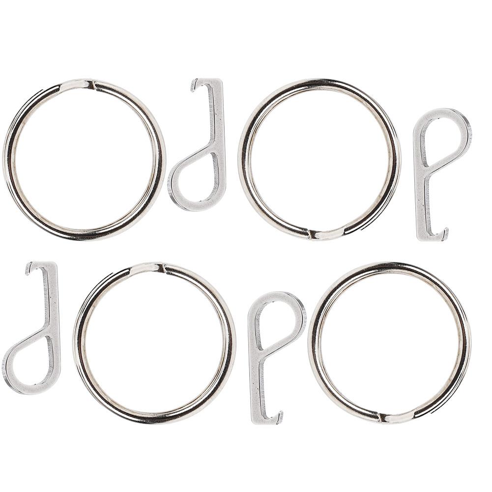 4 Sets EDC Mini Bottle Can Box Opener Knife Multifunction Tool Fish Hook Key Chain