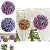 Artificial Green Plant Hanging Flower Ball With Plastic Material For Home Decor And Event Use
