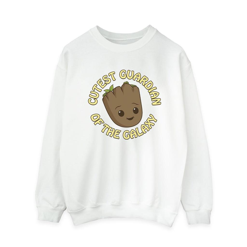 Marvel Womens/Ladies I Am Groot Cutest Guardian Sweatshirt