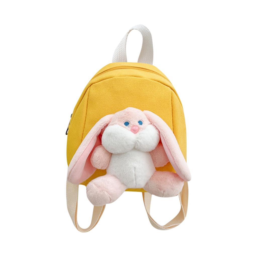 Kindergarten Cartoon Bunny Backpack Stylish Boys And Girls Cute Schoolbag