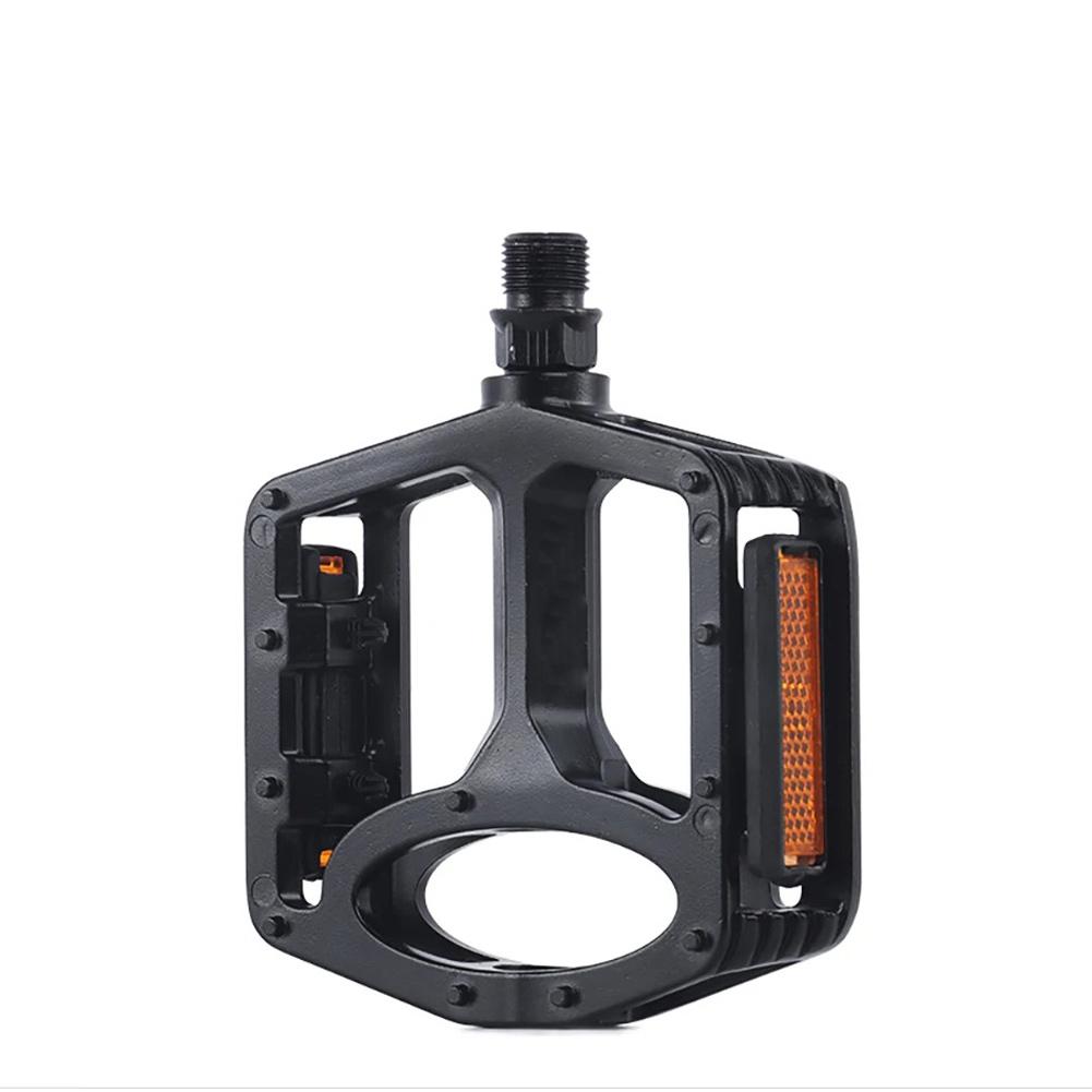 Plochá pedály na kolo s odrazkami, Pedály pro horské kolo, Široké platformové pedály Lehké hliníková slitina Příslušenství pro horské kolo, Silniční kolo