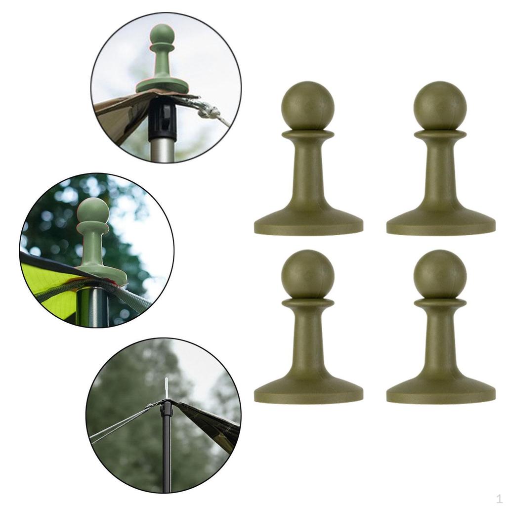 Cap Tarp Pole Tip Cover Protection for Travel Lovers