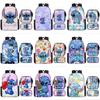 Disney Stitch School Backpack Oxford Cloth Lightweight Breathable Bookbag For Kids