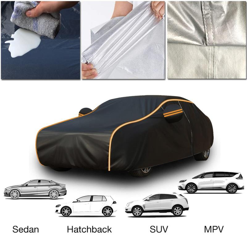 Universelle Autoabdeckung Oxford-Stoff Vollfahrzeugschutz Ganzjahres-Sonnenschutz Sonnenschutz Regendicht Wasserdicht für Autos