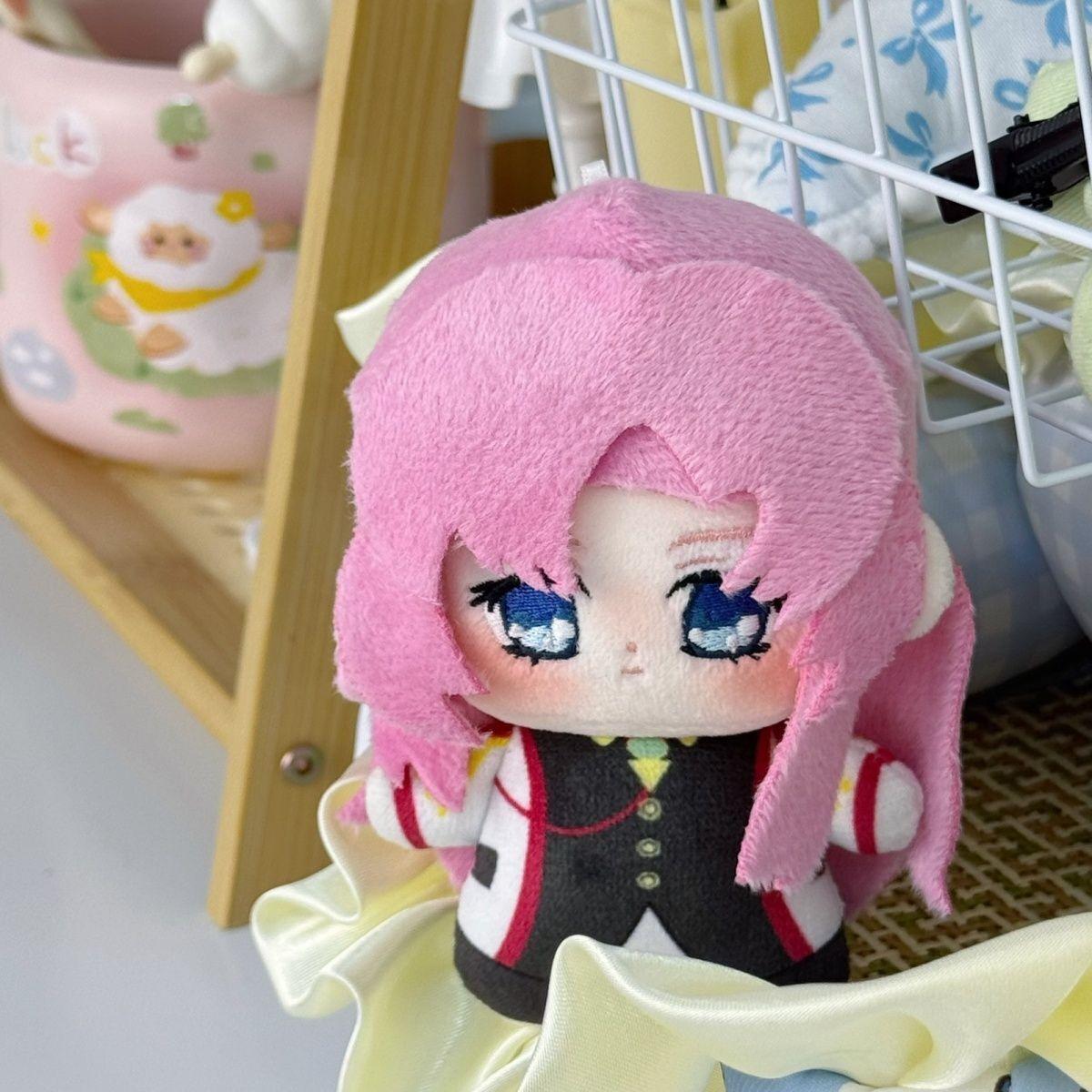 10cm Anime Revolutionäre Mädchen Utena Tenjou Utena Cosplay Plüschpuppe Himemiya Anthy Niedlich Weich Gefüllt Anhänger Schlüsselanhänger Fans Geschenk