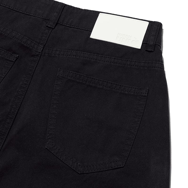 KIRSH Mono Color Straight Pants [Black]
