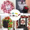 DIY Ribbon Roll Featuring Striped Netting for Festive Christmas For Wreaths Garland Bows and Seasonal Decorations