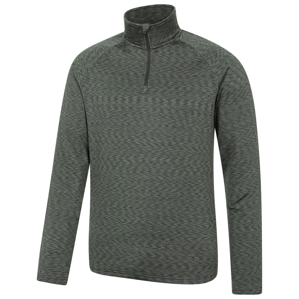 Mountain Warehouse Mens Power Quarter Zip Midlayer