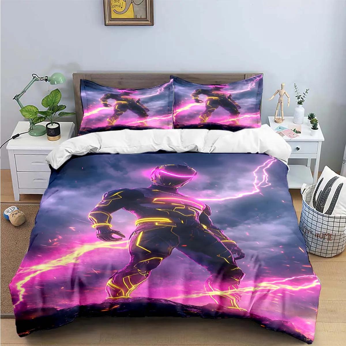 Hot 3D Fashion Game Cartoon Character Print Bedding Sets Bed Supplies Set Duvet Cover Bed Comforter Set Bedding Set Gift 140x200cm