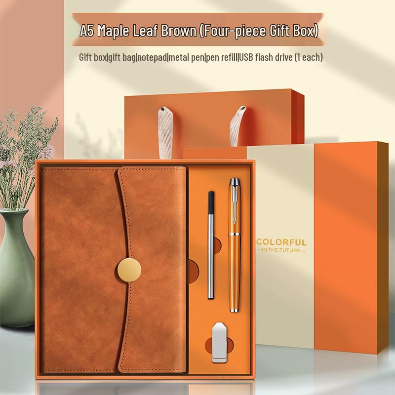 A5 Notizbuch Geschenkset mit individuellem Logo für Firmenevents und Souvenirs