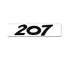 For New Peugeot 206 207 301 307 308 408 508 2008 3008 4008 5008 RCZ 1Pcs ABS Car Badge Sticker Car Body Trunk Decoration Sticker
