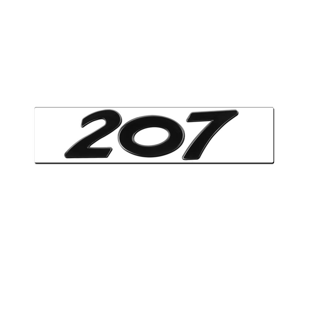 For New Peugeot 206 207 301 307 308 408 508 2008 3008 4008 5008 RCZ 1Pcs ABS Car Badge Sticker Car Body Trunk Decoration Sticker