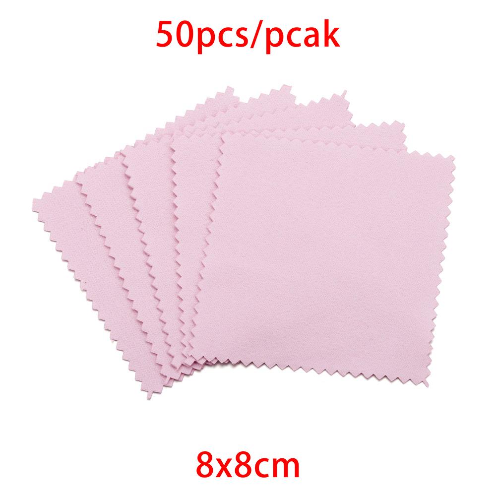 10-50pcs Polish Polishing Cloth Silver Color Cleaning  Polishing Cloth Soft Clean Wipe Wiping Cloth For Silver Gold Jewelry Tool