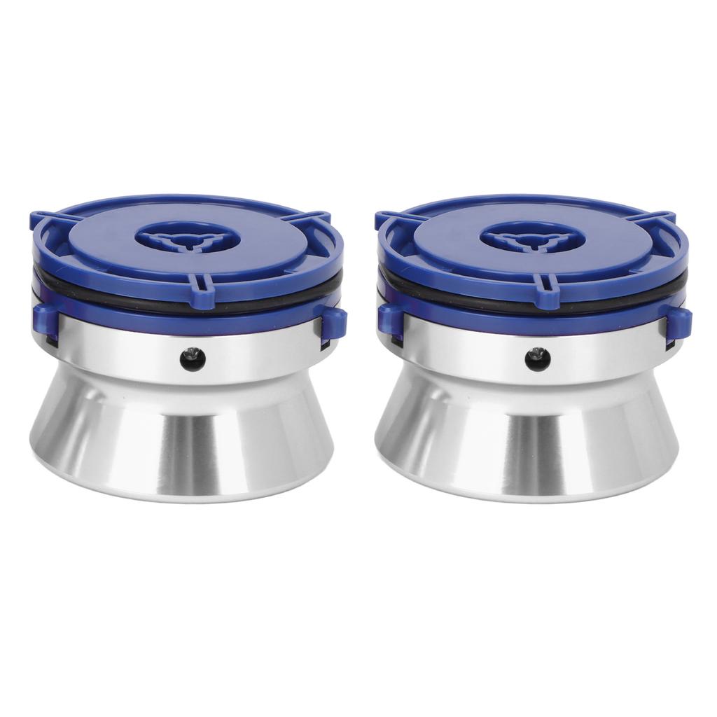 1 Pair NAB Hub Adapters Polished Aluminum Alloy Universal Loading Device 10 Inch Opener for Studer ReVox for Akai Silver