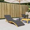 VidaXL Anthracite Sun Lounger Cushion 200x60x3 Cm Oxford Fabric 314203