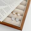 Heart Zircon Stud Earrings - Fashionable, Versatile, Romantic INS Style