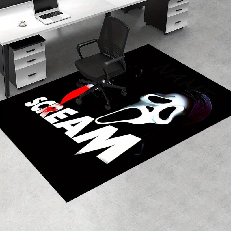 Scream, Ghostface, Knife Office Carpet Soft Polyester Entrance Carpet Washable Non slip Machine Wash