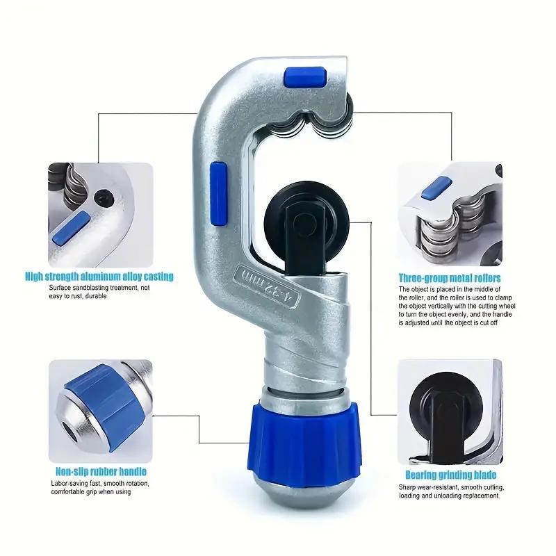 4-32mm Bearing Pipe Cutter Tube Shear Cutter Circular Blade Chrome vanadium steel. Multi-function pliers.