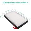 2 Pieces/Set For Tesla Model 3 Model Y HEPA Activated Carbon Air Filter Air Conditioner Filter Element Replacement Kit W/tools