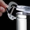 Kaffeebohnen Vakuumversiegelte Kanne, Rostfreier Stahl Lebensmittel Luftdichter Behälter Für Küchenutensilien Tragbare Getreidelagerdose Für Küche