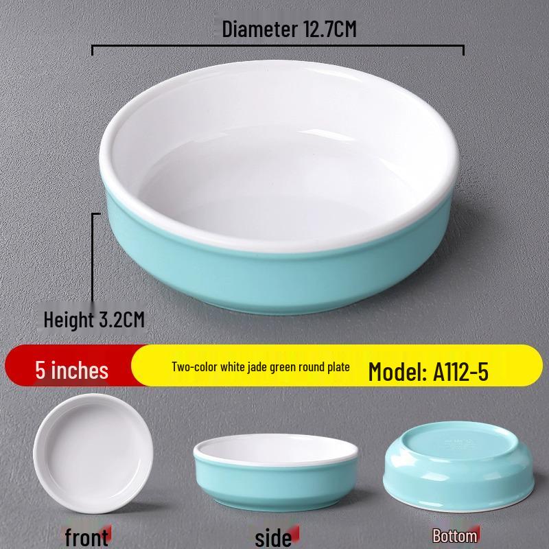 Melamine Tableware: Creative Dipping Sauce & Seasoning Plate for Restaurants