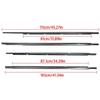 4Pcs Car Side Window Weatherstrip Sealing Trims Chrome Glass Sealant Strip Weather Strip For American US Honda Accord 2008-2012