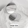 Foldable Makeup Mirror Portable Double-Sided Mirror Stainless Steel Pocket Small Tinkering Mirror ForTravel Beauty Cosmetic Tool