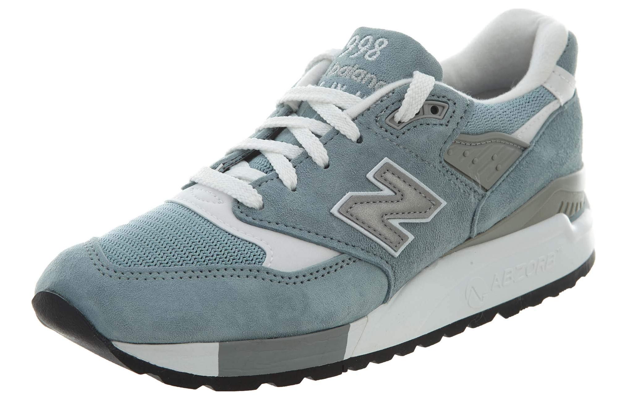 New Balance NB 998 Lightweight Low top Running Shoes Women s Blue White Gray w998LL 35
