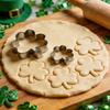 3Pcs Cookie Cutter Patrick's Day Clover Shaped Stainless Steel Mold DIY Cake Sugarcraft Pastry Biscuits Mould  Baking Tool