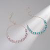 Elegantes geometrisches Armband mit Zirkonperlen - Minimalistischer Luxusschmuck