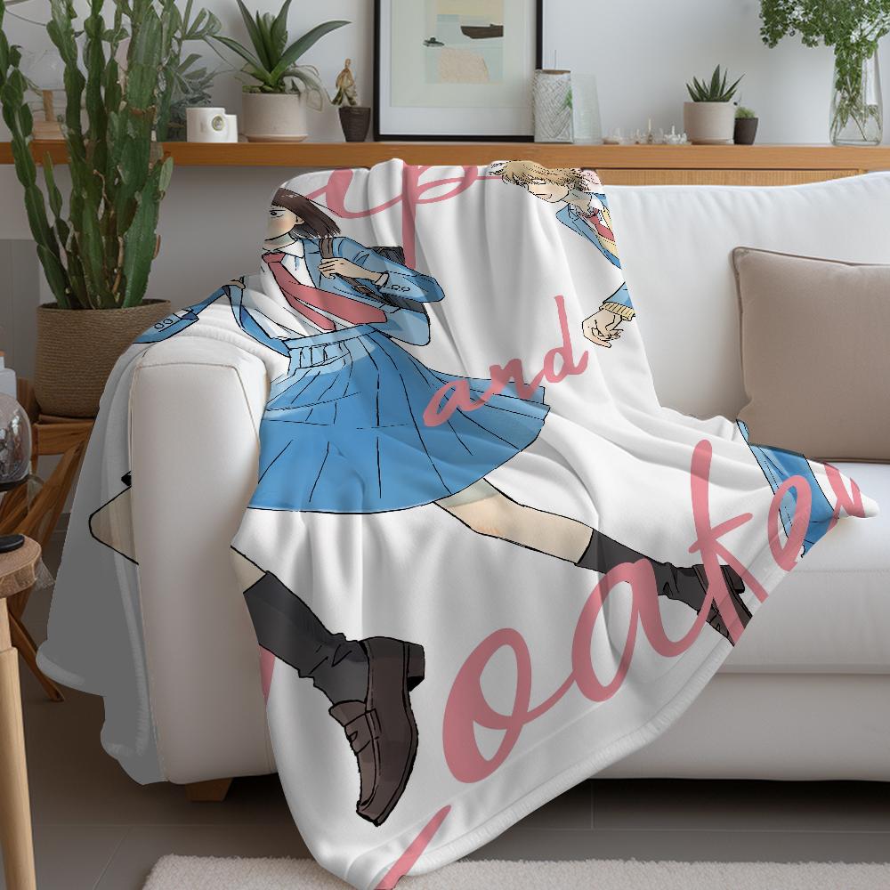ANIME Skip and Loafer Blanket Warm And Soft Suitable For Bedroom Living Room Sofa Bed Office Travel Camping