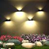 Solar wall lamp outdoor Up & Down glowing wall lights Modern Garden corridor Terrace Human body induction IP54 Waterproof Lighti