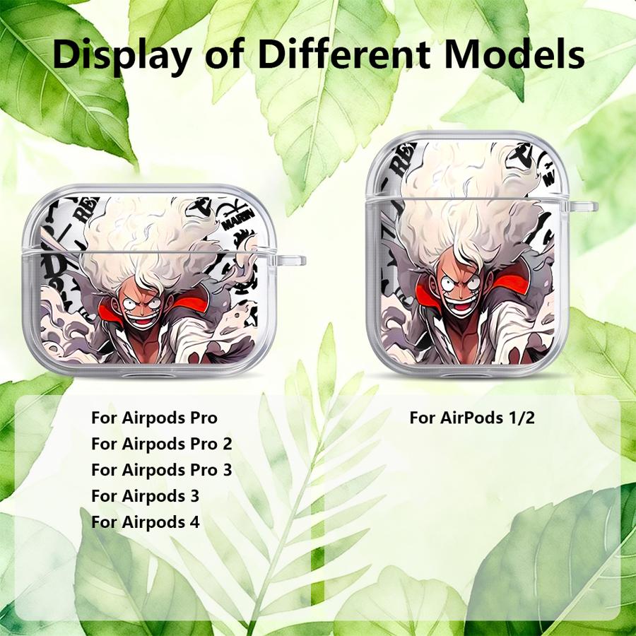 Anime Ones Pieces Luffys Case For Airpods 2 Pro3 Pro Pro2 4 1 3 Clear Earphone Cases Cover