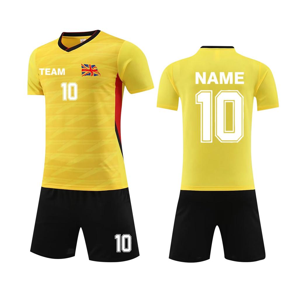 DIY-tilpassede fotballdrakter i to deler for voksne og barn