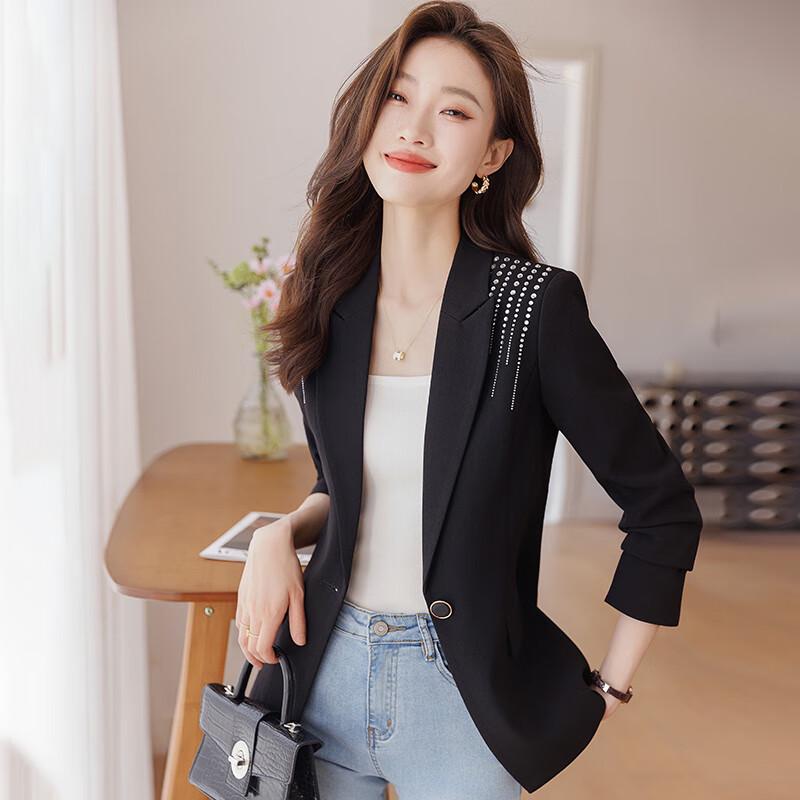 

Women s Short Slim-Fit Blazer M
