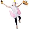 Children's Halloween Flamingo stage costumes, Flamingo character costumes, funny party costumes