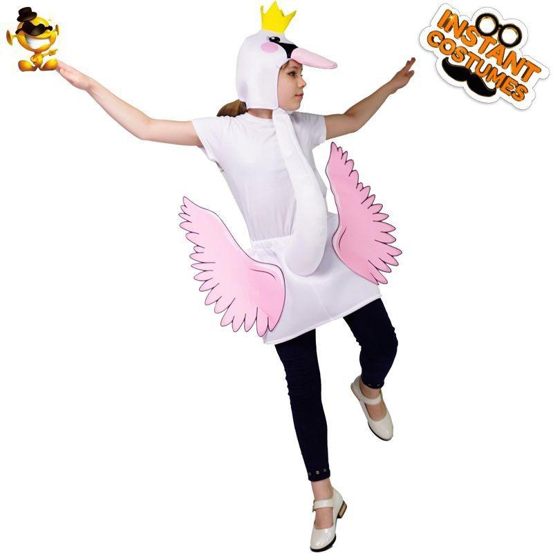 Children's Halloween Flamingo stage costumes, Flamingo character costumes, funny party costumes