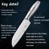 Stainless Steel Kitchen Knives Japanese Santoku Knife Fruit Slicing Utility Knife Professional Chef Knife Kitchen Accessories
