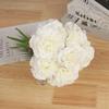 Festive Party Decorative Simulation Flowers Silk Carnations Wedding Decoration Fake Flower Artificial Pink Carnations Bouquet