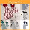 Elegant Mother And Daughter Fashion Casual Boho Stripe Maxi Matching Dress Set