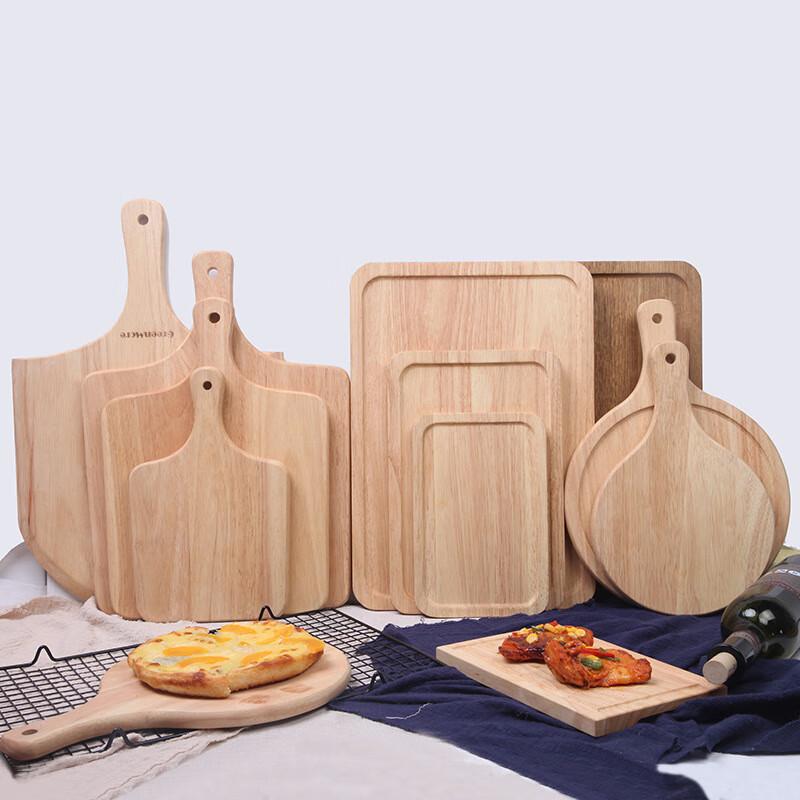 Wooden Pizza and Steak Serving Plate