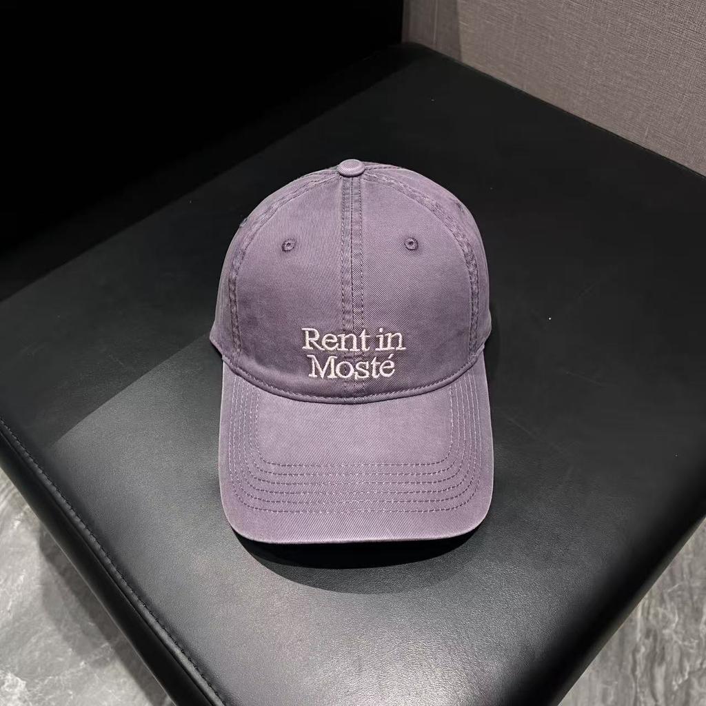Korean Atmosphere Embroidery Letter Soft Top Baseball Cap Women's Spring New Versatile Face Small Sunshade Cap Men