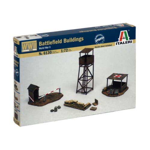 Italeri 1/72 Scale WWII Camp Diorama Accessory Set Plastic Model Kit IT6130