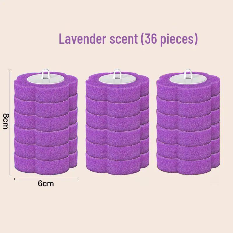 Wall-Mounted Disposable Toilet Brush Set with Replacement Head - No Dead Angle Design for Household Bathroom Cleaning