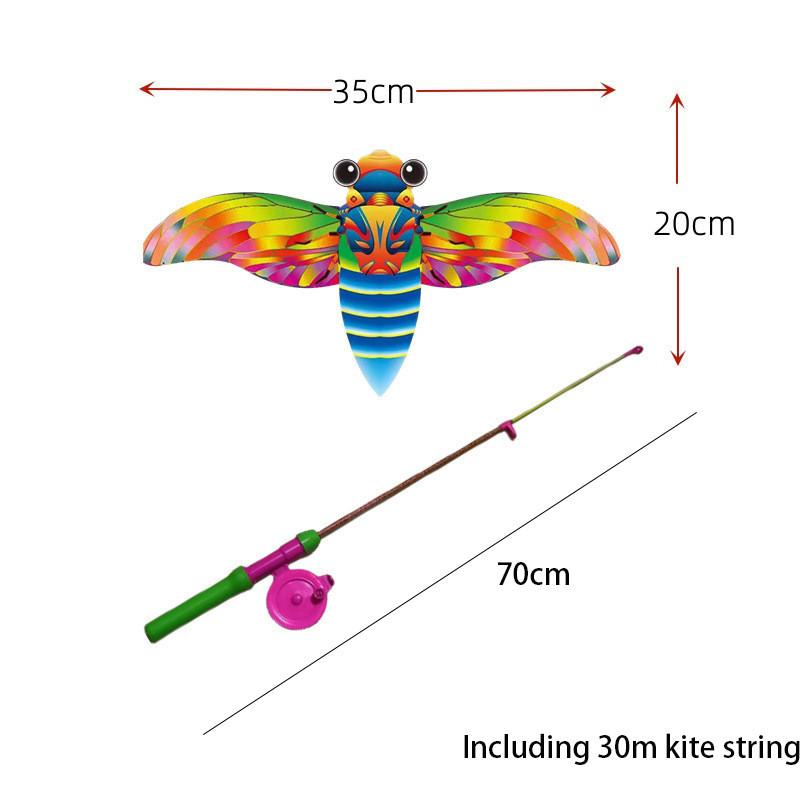 Veifango aitvarų gamybos technika 35 cm dinamiškas „Frozen Shark“ aitvaras vaikams